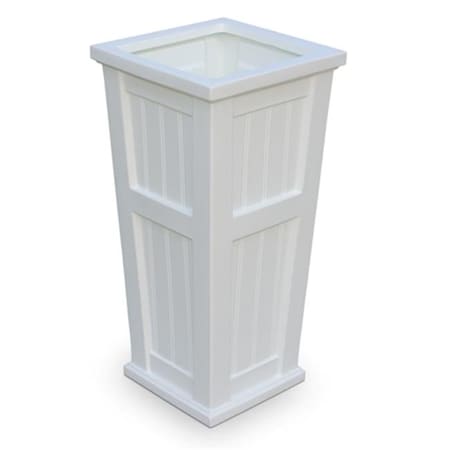 Mayne MAYNE INC 4843-W Cape Cod Tall Planter White 4843-W